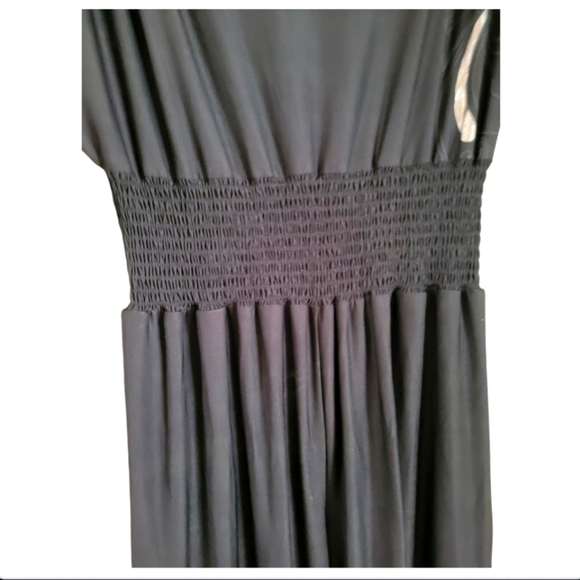 Rare Apple Bottoms Smocked Black Silver Winged Romper Size Large - Picture 4 of 11